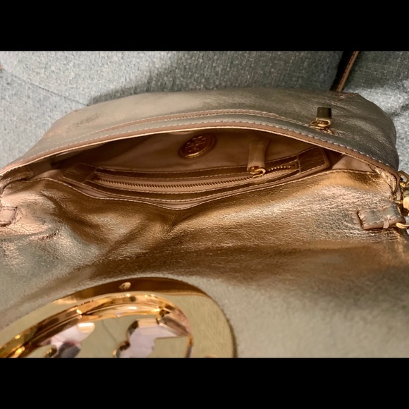 Tory Burch Gold Small Crossbody - Picture 4 of 5